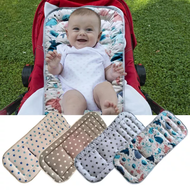 Baby Stroller Mat Seat Mattress Pad Kids Cart Cotton Pad Seat Cushion Pram Liner