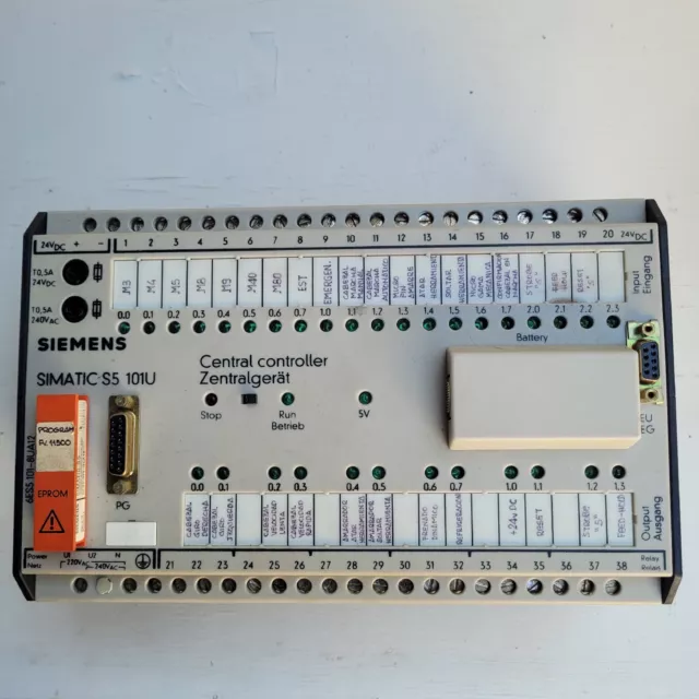 Siemens Simatic S5-101U 6Es5101-8Ua12