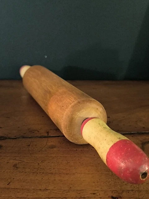 Pilon Ancien En Bois - Art Populaire Français - Longueur 23,5 Cm - Occasion - Ustensile De Cuisine Vintage