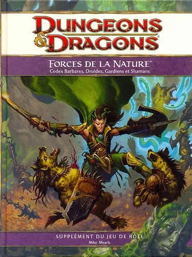 Jdr Rpg Jeu De Role / D&D 4 / Dungeons Et Dragons 4 Forces De La Nature