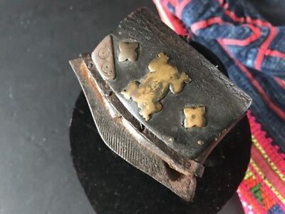 Old Tibetan Leather Purse Fire Starter Chuckmuck …beautiful collection item