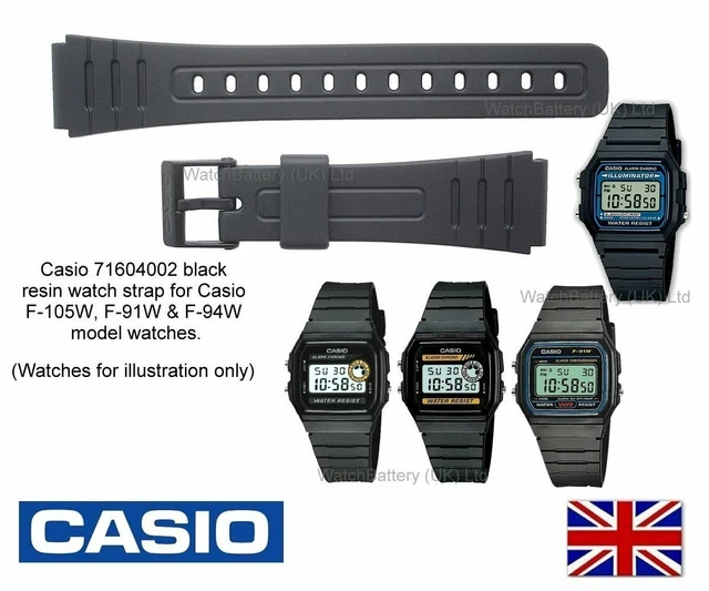 Cinturino Di Ricambio Per Casio F 84/F 91W/F 94/F 105/F 108/A158 - Foto 8