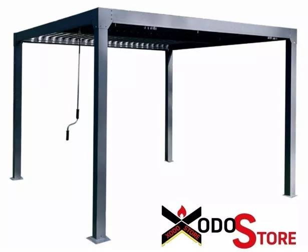 Pergola Aluminium Exterieurs FORMA Oasis Bioclimatica 300x300 CM Driver Mail Off