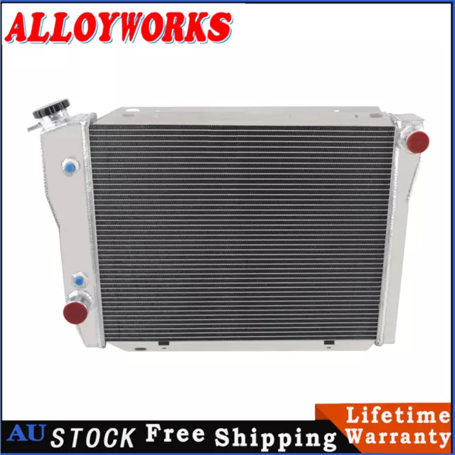 3Row Radiator For Ford Falcon 72-84 XA/XB/XC/XD/XE Fairmont Cleveland 302 351 V8