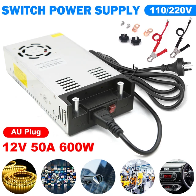 Alimentatore 12V 50A 600W - Trasformatore AC/DC Per LED, Telecamere E Progetti Elettronici - Foto 7