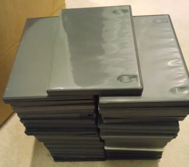 41 multi disc dvd cases, 2-, 3-,4-,and more capacities! Sold as lot for archives