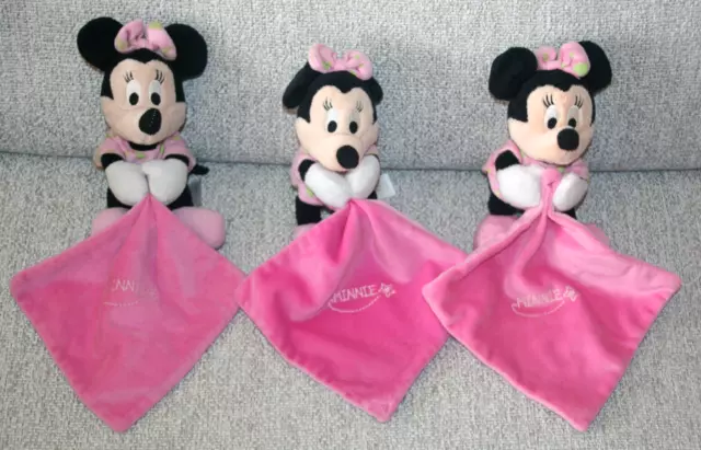 Disney Nicotoy Simba 3 Doudou Minnie Mouchoir Rose Luminescent Etoile Excel.etat