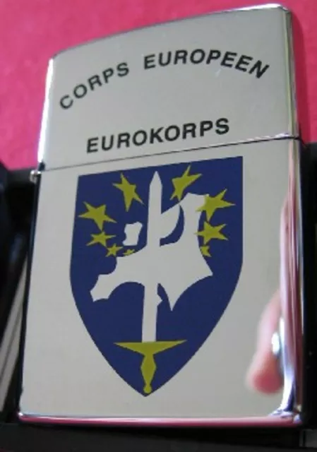 Briquet  Zippo Eurocorps Eurokorps