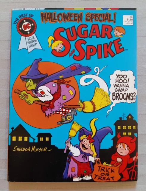 Best Of Dc Blue Ribbon Digest #68, Sugar And Spike, Halloween Special Fn-Vf 1985