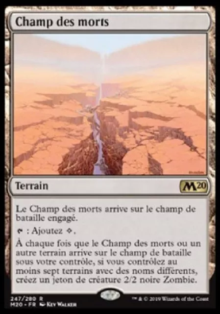 Magic / MTG champ des morts / field of the dead Core Set Magic 2020 French