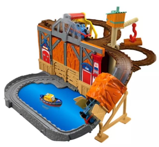 Thomas & Friends - Take n Play - Rescue from Misty Island Playset - Complete