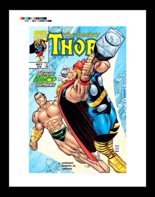 John Romita Jr. Thor #4 Rare Production Art Cover