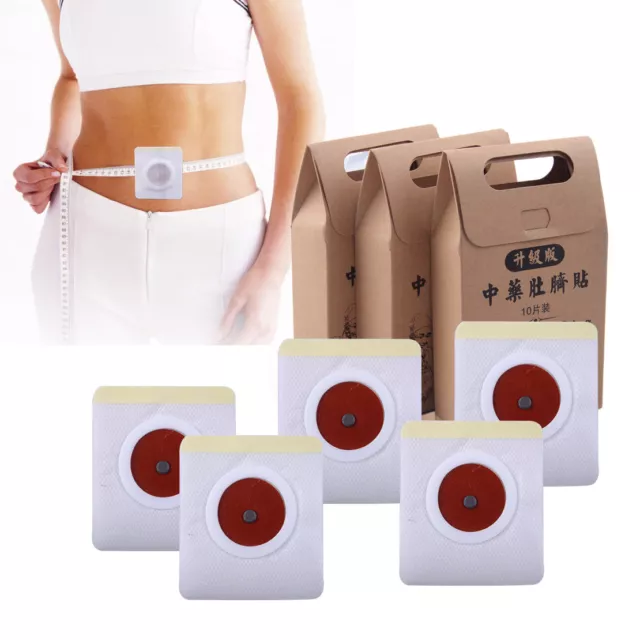 30x Aimant patch nombril médecine chinoise Poids minceur Navel Patch Slimming tu