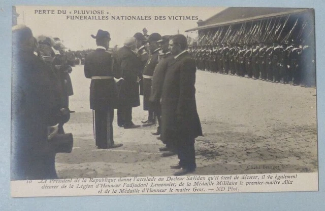 Carte Postale Ancienne CPA 62 - Funérailles Victimes Pluviôse - Cortège Des Familles - Pas-de-Calais