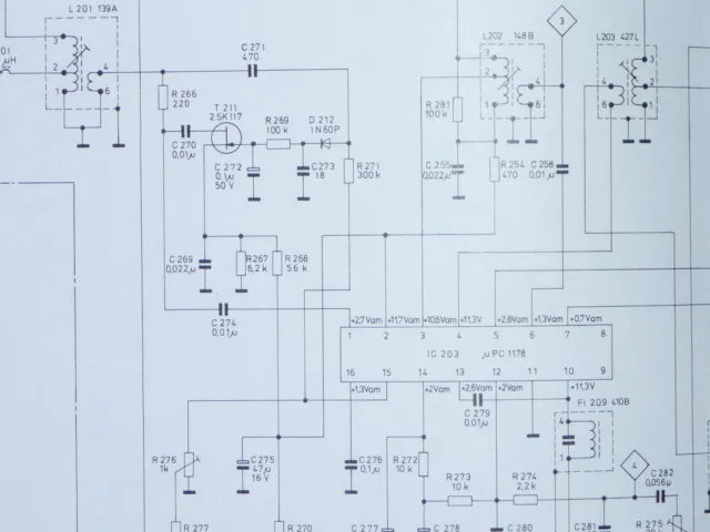 Service Manual Telefunken Bajazzo CR 700 ,ORIGINAL