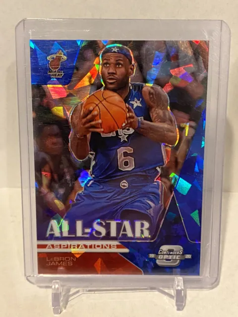 2019-20 Panini Contenders Optic All-Star Blue Cracked Ice 20 LeBron James Heat