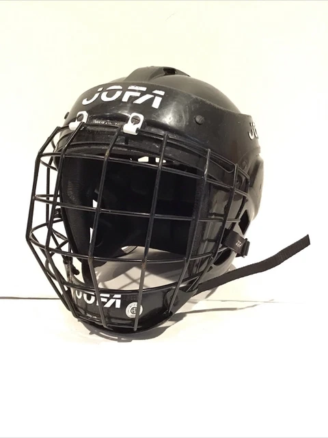 Casque Hockey Sur Glace Vintage Jofa 285 JR - Bleu - Taille M (50-57) - Occasion