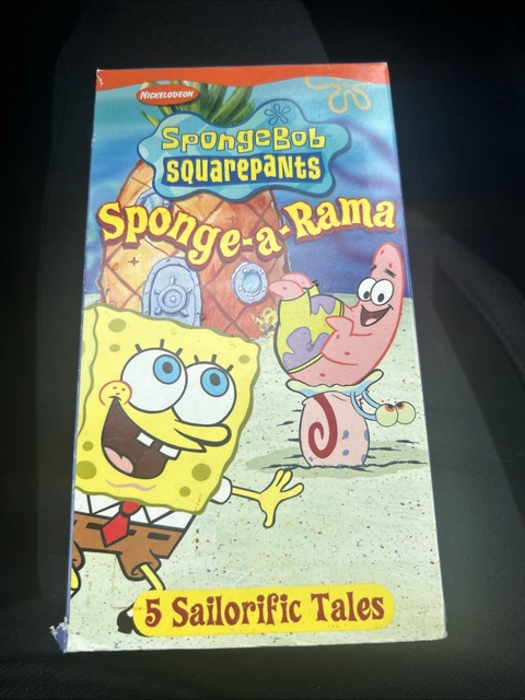 NICKELODEON SPONGEBOB SQUAREPANTS Sponge-a-Rama VHS NTSC Children's ...