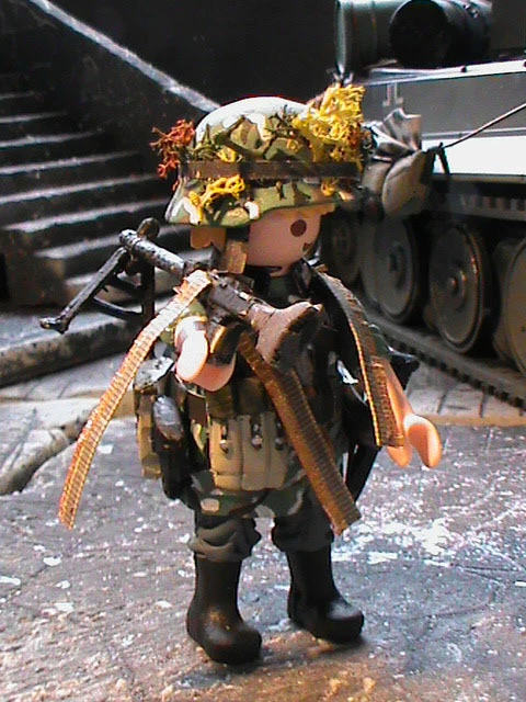 Playmobil Personnalisé – Officier De Grenadier Waffen – Anzio 1944 – REF-0525 BIS