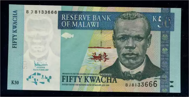 Billete Malawi 2007 nuevo/sin circular (111153)