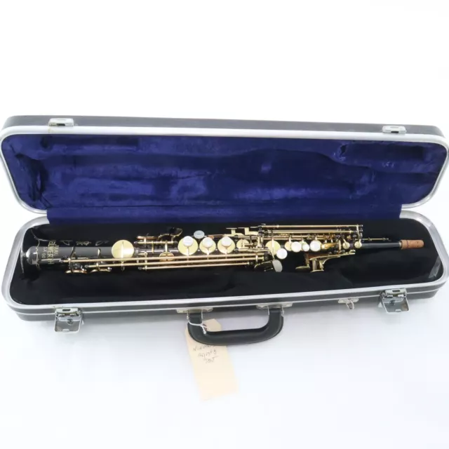 Keilwerth Model SX-90 Professional Soprano Saxophone SN 96583 BLACK NICKEL