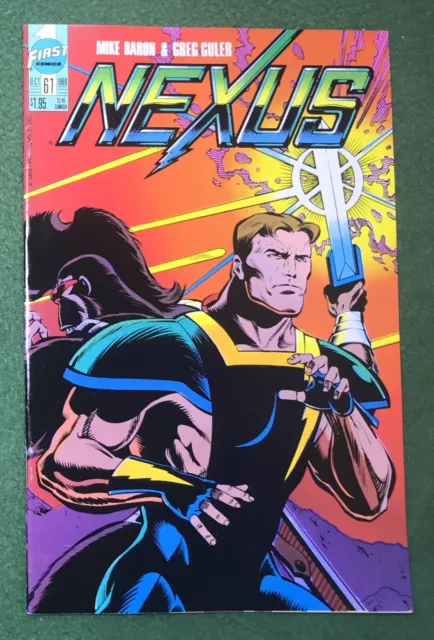 Nexus #61 First Comics Bronze Age Steve Rude Mike Baron sci fi superhero vf/nm