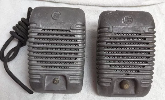 Projected Sound Drive In Movie Speaker Set