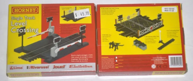 Hornby R645 Single Track Level Crossing New in Box