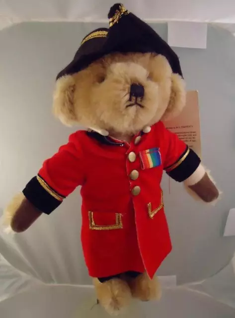 RARE Merrythought Bear Harrods England Exclusive Celse Pensioner British Army