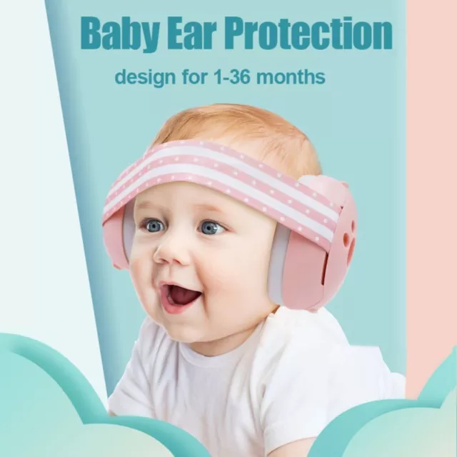 Hearing Protection Baby Noise Reduction Earmuffs  for Babies and Toddlers