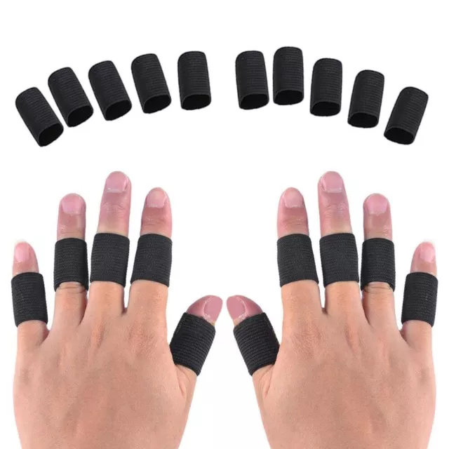 10x Finger Splint Stabiliser Finger Sleeves Thumb Support Protector Finger Brace