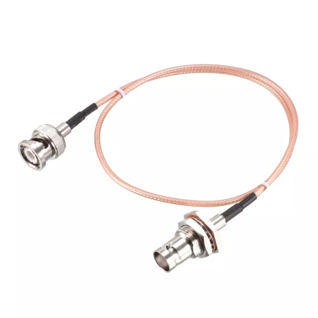 BNC Cloison Femelle À BNC Mâle RG316 RF Câble Rallonge Coaxial 50Ohm 1.5 Pi