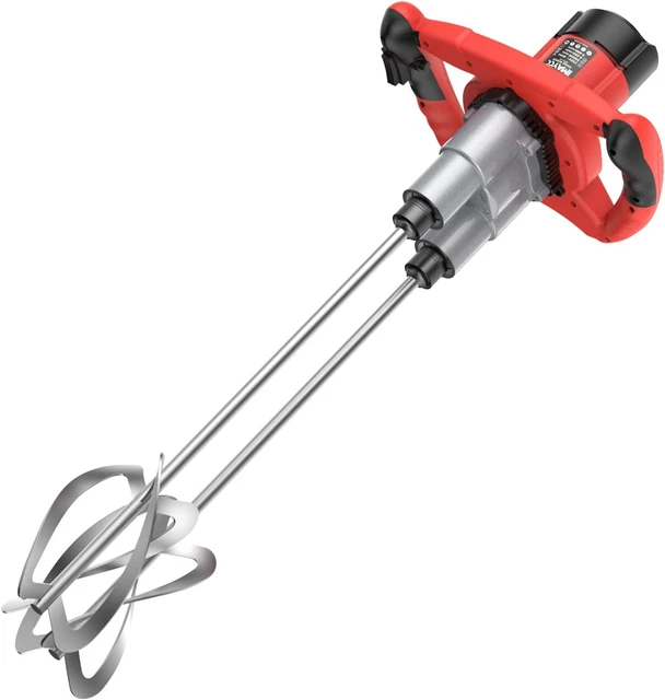 Miscelatore Elettrico Doppio 2500W Miscelatore Cemento E Malta M14 Portatile Mis