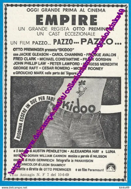 672  Ritaglio Clipping FILM   Gioco d'Azzardo   ROGER SMITH - GRETA BALDWIN 1969