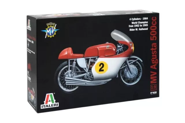 italeri 1/9 MV Agusta 500cc 4 cylinder 1964 plastic model