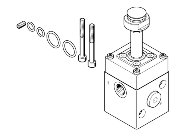 Valvola pneumatica FESTO VOFC-LT-M32C-MC-FGP14-F19 4514744 nuova