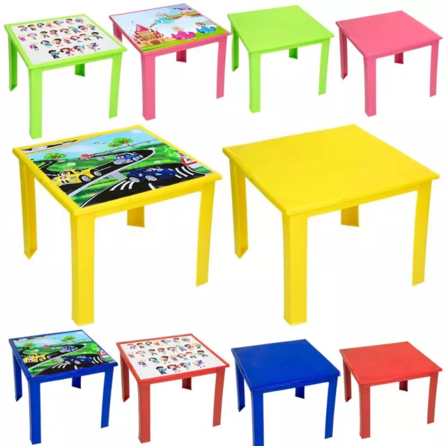 Plastic Table for children Kids Toddler for study indoor and outdoor use