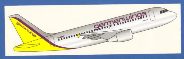 Germanwings Airlines Airbus A319  Label Sticker