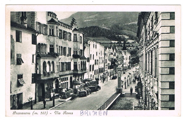 1 Cartolina Bressanone Via Roma Alto Adige Südtirol Viaggiata 1940