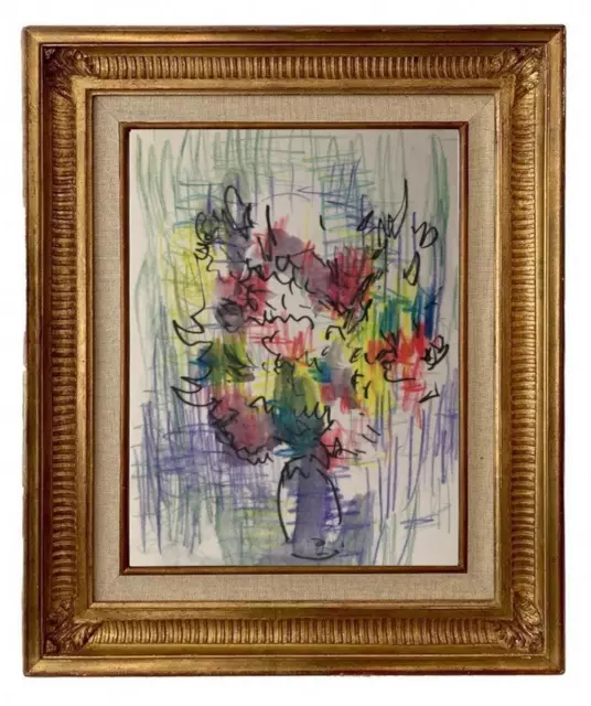Charles KIFFER (1902-1992) Superbe bouquet fleurs fauviste (87)