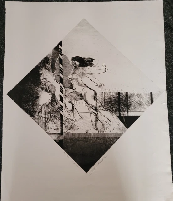Lithographie Claude Groschene 85/100  signée et numérotée