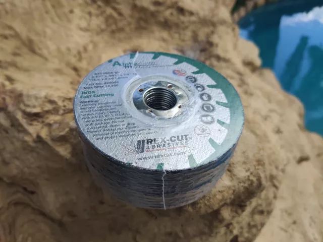 25/Pk Rex-Cut Alpha Green 4 1/2" x .045 x 7/8"  860005