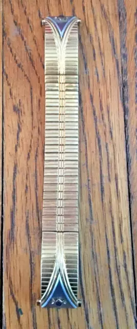 Vintage Masonic Speidel Flex Watch Band Square Compass Free Masons 18.5mm 1970s