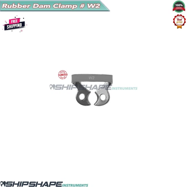 Endodontics Rubber Dams, Dam Clamps 30 Pcs Endodontic Rubber Dam Clamps Dental Instruments - Stainless Steel, 30 Different Kinds (NEW) 30 Piece Clamp Assortment
