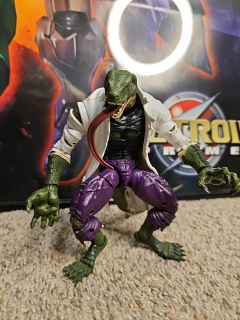 2018 Marvel Legend Spider-Man LIZARD Build A Figure BAF 6" LOOSE Figure COMPLETE