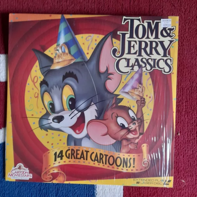 Tom & Jerry Classics 14 Great Cartoons NTSC LaserDisc LD Video Disc MGM