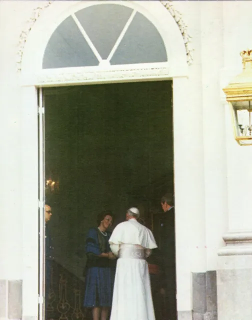 761- Carte  Vatican Visite Pape Jean Paul  Ii   Au  Benelux