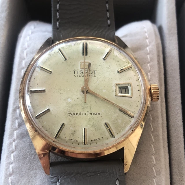 Montre Tissot Seastar Seven Homme - Années 70 - Vintage Fonctionnelle - Excellent État Avec Défauts