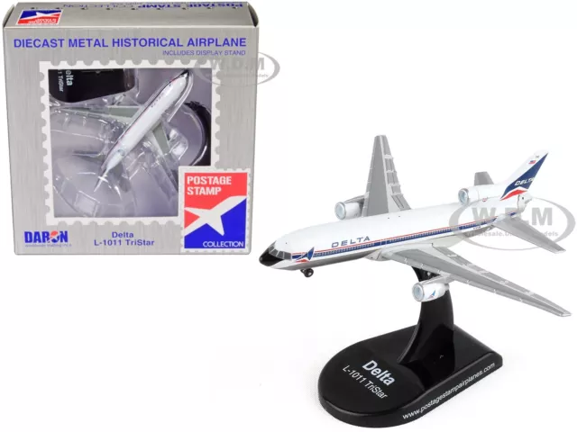 Lockheed L-1011 Tristar Aircraft "Delta Airlines" 1/500 Postage Stamp Ps5813-2