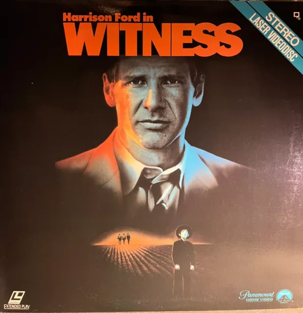 Witness Laserdisc Movie - Harrison Ford